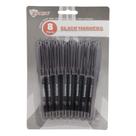 Marcador permanente Diamond Visions Max Force Black, pacote com 8
