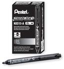 Marcador permanente Pentel Handy-line S Retrátil Preto 12 Box