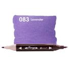Marcador Permanente Ponta Dupla Lavender - Bismark Marcador Permanente Ponta Dupla Lavender - Bismark