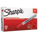 Marcador Permanente Sharpie SAN30002 Ponta Fina Pacote com 12