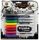 Marcador permanente sharpie stained brush tip para tecido c/8 cores 1779005
