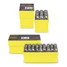 Marcador Punção Alfanumérico 36 Pçs 3,0mm Letras E Números Marcador Punção Alfanumérico 36 Pçs 3,0mm Letras E Números