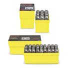 Marcador Punção Alfanumérico 36 Pçs 6,0mm Letras E Números Marcador Punção Alfanumérico 36 Pçs 6,0mm Letras E Números