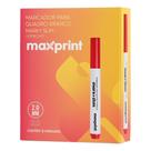 Marcador Quadro Branco Vermelho Mark Slim Maxprint- CX12