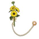 Marcador SSLBeryl Beryl Sunflower Metal para amantes de livros Marcador SSLBeryl Beryl Sunflower Metal para amantes de livros