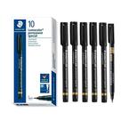 Marcador Staedtler Lumocolor Special Preto 0.6mm C/10
