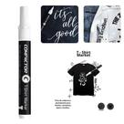 Marcador T-Shirt Marker Branco para Tecidos Compactor