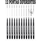 Marcador técnico artistico alta precisão caneta pincel desenho graduação ponta fina Marcador técnico artistico alta precisão caneta pincel desenho graduação ponta fina
