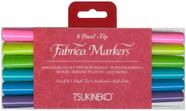 Marcador Tsukineko PF500007 Fabrico Gemstones de duas pontas, 6 peças
