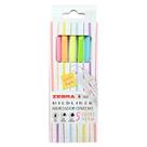 MarcadorCriativo Dual Mildliner Zebra Kit 5 Cores Neon Marca Texto MarcadorCriativo Dual Mildliner Zebra Kit 5 Cores Neon Marca Texto