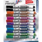 Marcadores apagáveis a seco BIC Intensity Advanced, pacote de 12 unidades