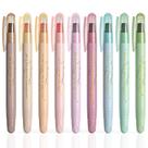 Marcadores bíblicos WEMATE No Bleed Gel, 9 unidades em cores variadas