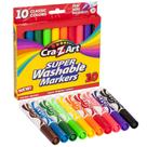 Marcadores Cra-Z-Art Classic superlaváveis de ponta larga x10