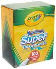 Marcadores Crayola Super Tips Laváveis - Pacote com 100 Unidades