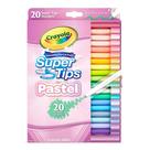 Marcadores Crayola Super Tips Laváveis - Pacote com 20