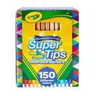 Marcadores Crayola SuperTips 150 Marcadores laváveis
