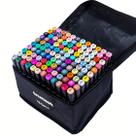 Marcadores CREATSPARK 120 Cores Conjunto Recarregável com Duas Pontas Marcadores CREATSPARK 120 Cores Conjunto Recarregável com Duas Pontas