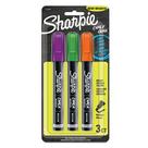 Marcadores de giz Sharpie Wet Erase, cores variadas, 3 unidades