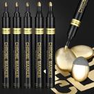 Marcadores de pintura KERIFI Liquid Gold Chrome Markers, pacote com 5