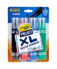 Marcadores de pôster Crayola XL, cores clássicas variadas, 4 unidades