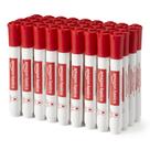 Marcadores de quadro branco apagáveis a seco Amazon Basics Fine Tip Red 36