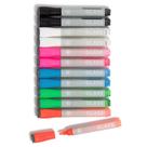 Marcadores de quadro branco U Brands Bold Tip Liquid Glass, conjunto de 12