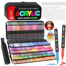Marcadores de tinta acrílica Amamao 240 cores Soft Brush Tip