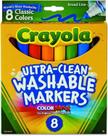 Marcadores laváveis Crayola 8 Cat Broad Line, cores variadas