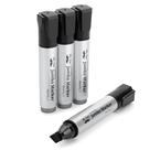 Marcadores Mr. Pen Jumbo 4 Unidades Preto Ponta Chanfrada à Prova dÁgua