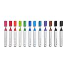 Marcadores para apagar a seco STAPLES TRU RED Tank Chisel Tip 12 cores