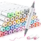 Marcadores pastel Ohuhu Brush Tip 48 cores, liquidificador e estojo Marcadores pastel Ohuhu Brush Tip 48 cores, liquidificador e estojo