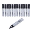 Marcadores permanentes Amazon Basics Black, pacote com 12