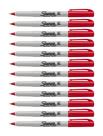 Marcadores permanentes SHARPIE Color Burst Ultrafine Red, pacote com 12