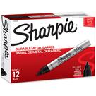 Marcadores permanentes Sharpie Metal Barrel Bullet Tip 12 Black Marcadores permanentes Sharpie Metal Barrel Bullet Tip 12 Black