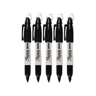 Marcadores permanentes Sharpie Mini Fine Point Black Ink x5