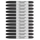 Marcadores permanentes Sharpie Twin-Tip Ultra Fine/Fine 12 unidades