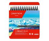 Marcadores pincel Caran d'Ache Fibralo, conjunto com 15