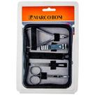 Marco Boni Kit Premium Mini Estojo Manicure com Tesoura, Lixa Metálica, Cortador de Unhas e Alicate de Cutículas 6156 Marco Boni Kit Premium Mini Estojo Manicure com Tesoura, Lixa Metálica, Cortador de Unhas e Alicate de Cutículas 6156