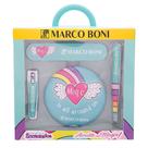 Marco Boni Manicure Coleções Kit Espelho + Pinça + Cortador de Unhas + Lixa de Unha