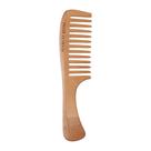 Marco boni pente de madeira wood line premium dentes largos 1204