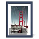 Marco de Fotos Soniuong 33x41 cm de Madera Maciza Azul Jazz Marco de Fotos Soniuong 33x41 cm de Madera Maciza Azul Jazz