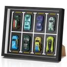 Marco Expositor Magnético JupDec 1:64 para Autos Diecast, Caja de Sombra de Acrílico Transparente con Tapete de Estacionamiento para Matchbox y Hot Wheels, Estuche Antipolvo para Montar en Pared o Exhibidor de Mesa, Regalo Ideal para Coleccionistas