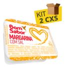 Margarina Bom Sabor 10g Blister Sachê 288 unidades Kit com 2 Caixas Margarina Bom Sabor 10g Blister Sachê 288 unidades Kit com 2 Caixas