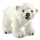 Marionete de mão Folkmanis Polar Bear Cub White, modelo 3041