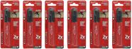 Marker Milwaukee Inkzall Chisel Tip Multi Surface, pacote com 6