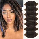 Marley Twist Braiding Hair GOWIT 30 cm, 7 pacotes, marrom ombre