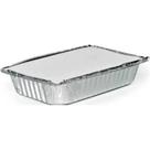 Marmita Bandeja de Alumínio com Tampa 500ml. Caixa com 50 Un