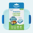 Marmita Bento Box Bentgo Kids Snap Go - Original Prova Vazamento Azul Marmita Bento Box Bentgo Kids Snap Go - Original Prova Vazamento Azul