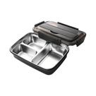 Marmita De Aço Inoxidável Durável E À Prova De Vazamentos Com 3/4 Compartimentos, Container Bento
