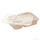 Marmita de Bambu e PP Lines SalmÕ com Tampa 3 Compartimentos 22,5x15cm 220835 Lyor Marmita de Bambu e PP Lines SalmÕ com Tampa 3 Compartimentos 22,5x15cm 220835 Lyor